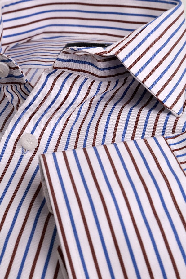 Vertical Pinstripes Formal Shirt For Men