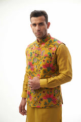 Yellow Waistcoat for Men