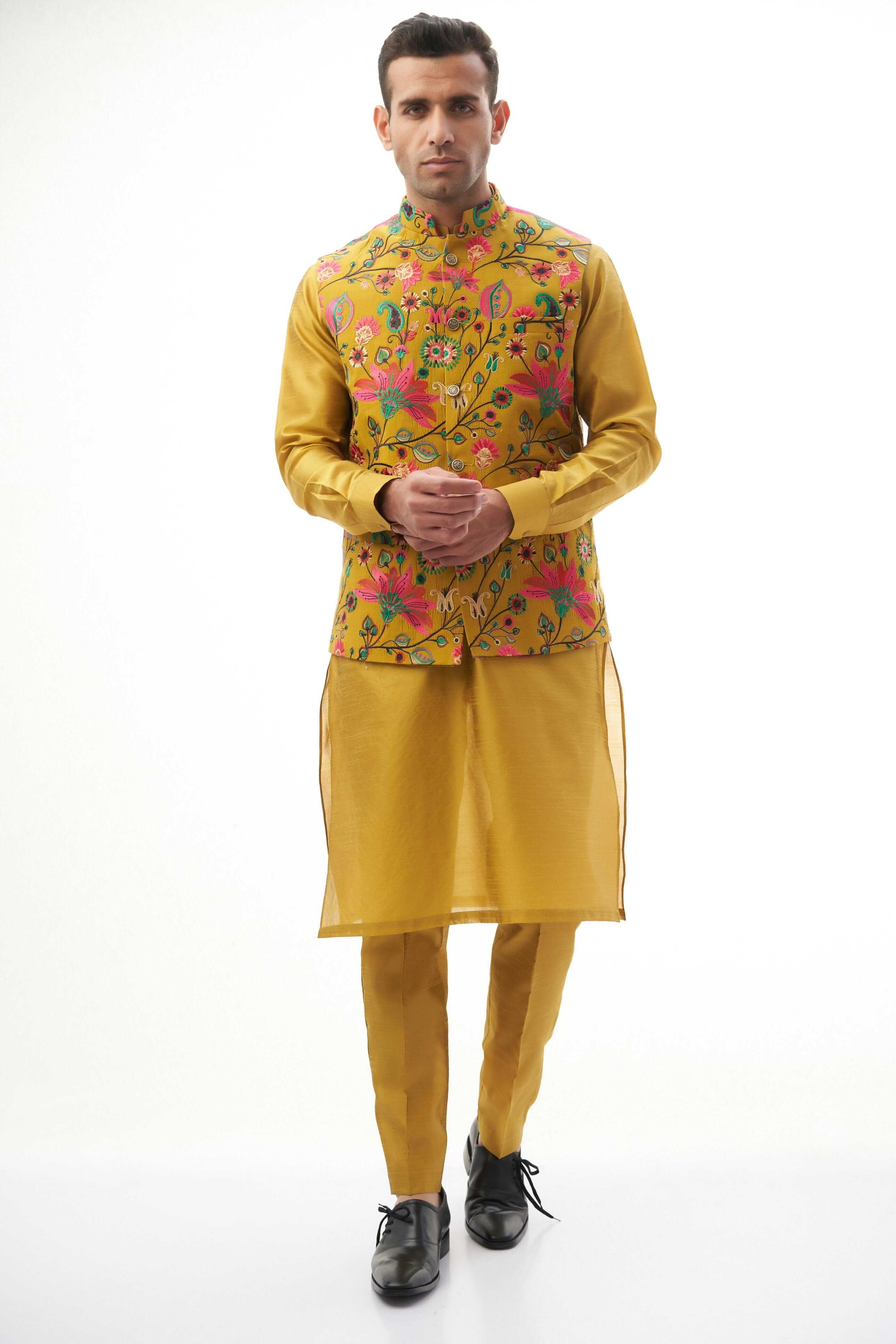 Yellow Waistcoat for Men