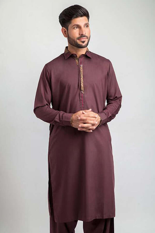 Maroon salwar kameez mens hotsell