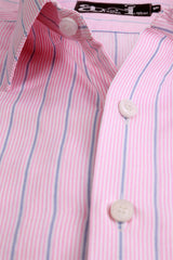 Elegant Pink Stripes Formal Shirt