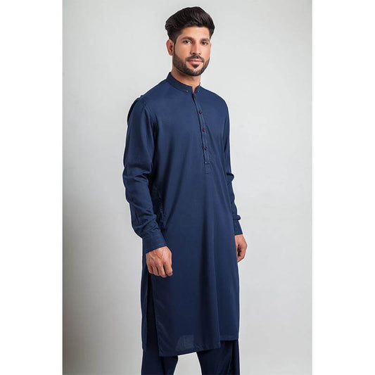 Midnight Blue Designer Shalwar Kameez