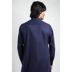 Premium Dark Blue Eid Shalwar Kameez