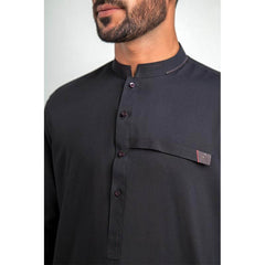 Edgy Black Shalwar Kameez