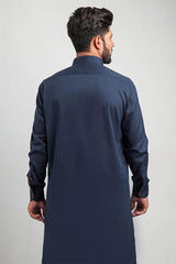 Elegant Midnight Blue Shalwar Kameez