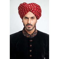 Jet Black premium velvet Form-Fitted Sherwani