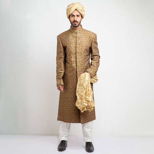 Buy Pakistani Sherwani For Groom | Mens Wedding Sherwani Online ...