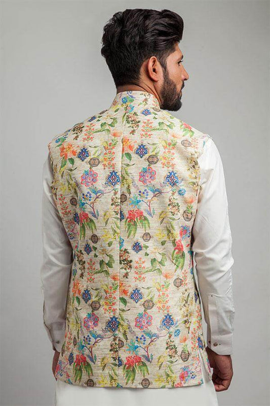 Waistcoat For Men In Multi Color