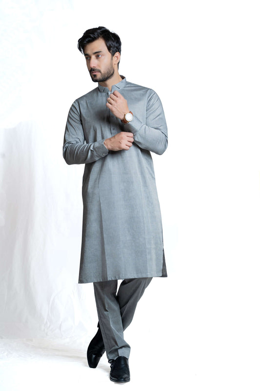  Ash Grey Kurta and pant 