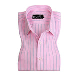 Elegant Pink Stripes Formal Shirt