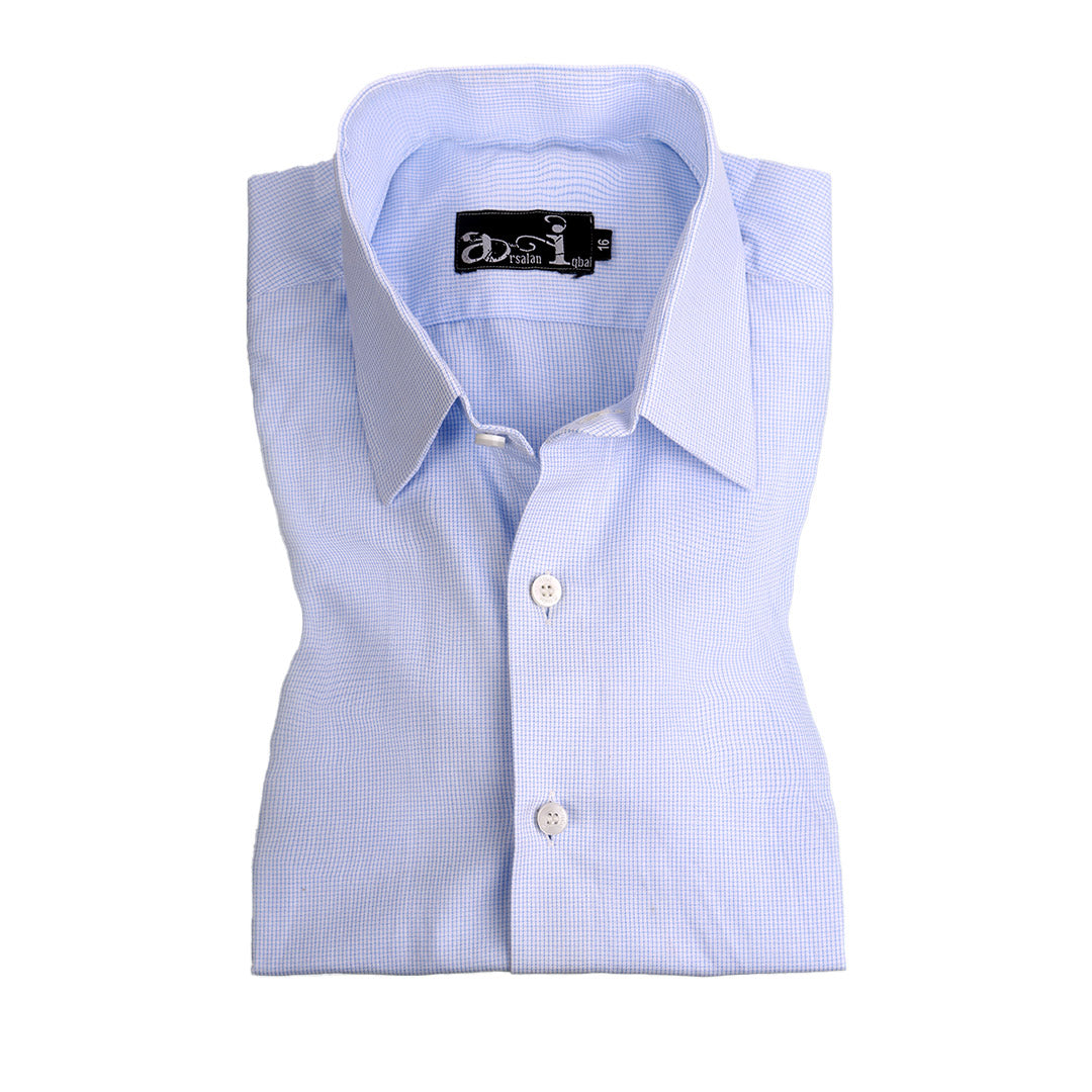 Light Blue Plain Formal Shirt