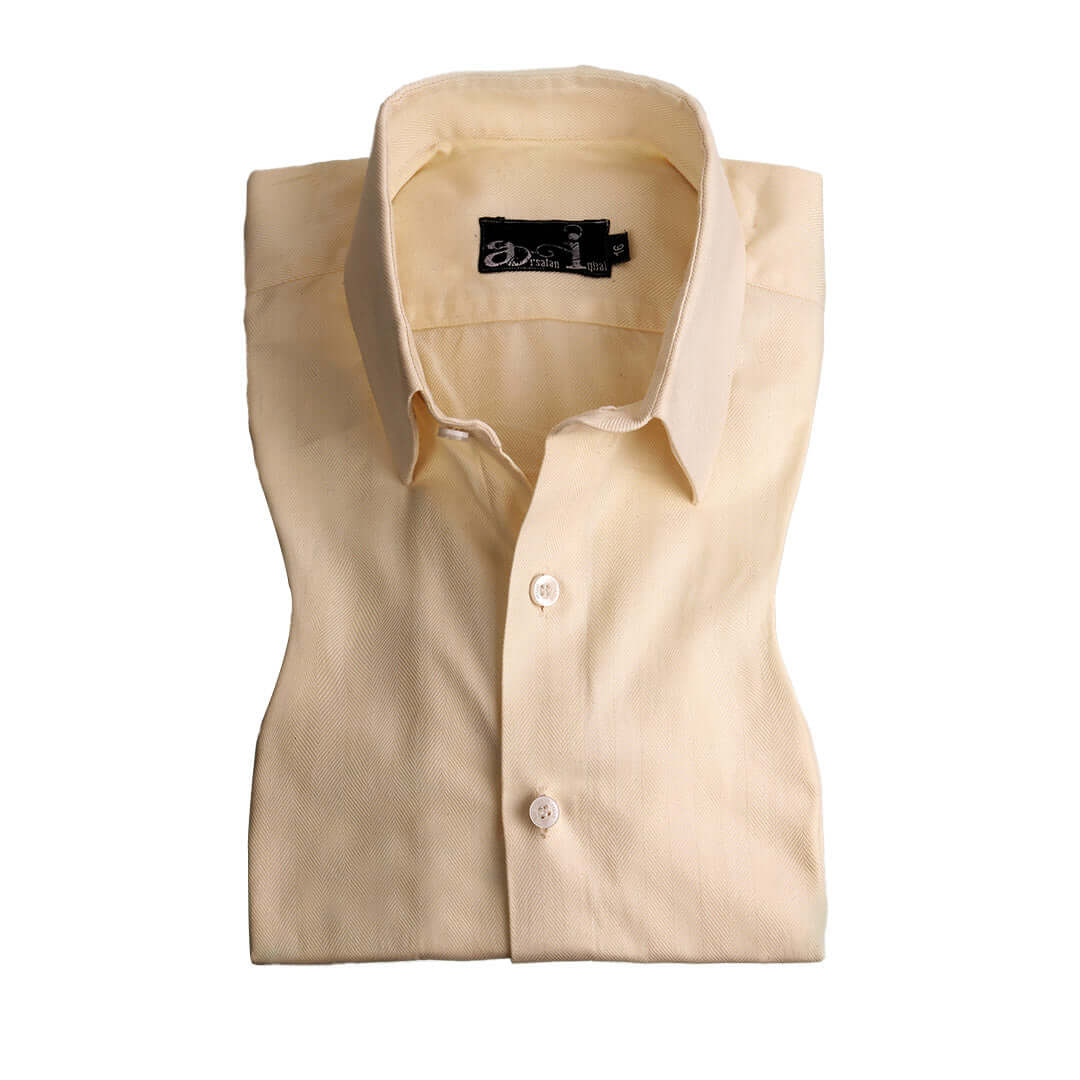 Positano Sunshine Yellow Solid Formal Shirt