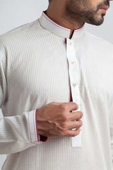 Authentic Handwoven White Cotton Kurta