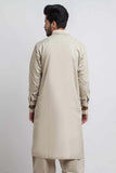 Cotton Shalwar Kameez with Exquisite Detailing on Collar, Cuff, and Placket - Elegant Traditional Wear
