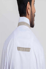 Elegant White Cotton Shalwar Kameez