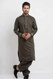 Deep Olive Green Shalwar Kameez AI-SHKZ-00148